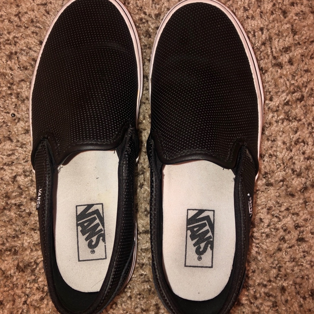Leather vans